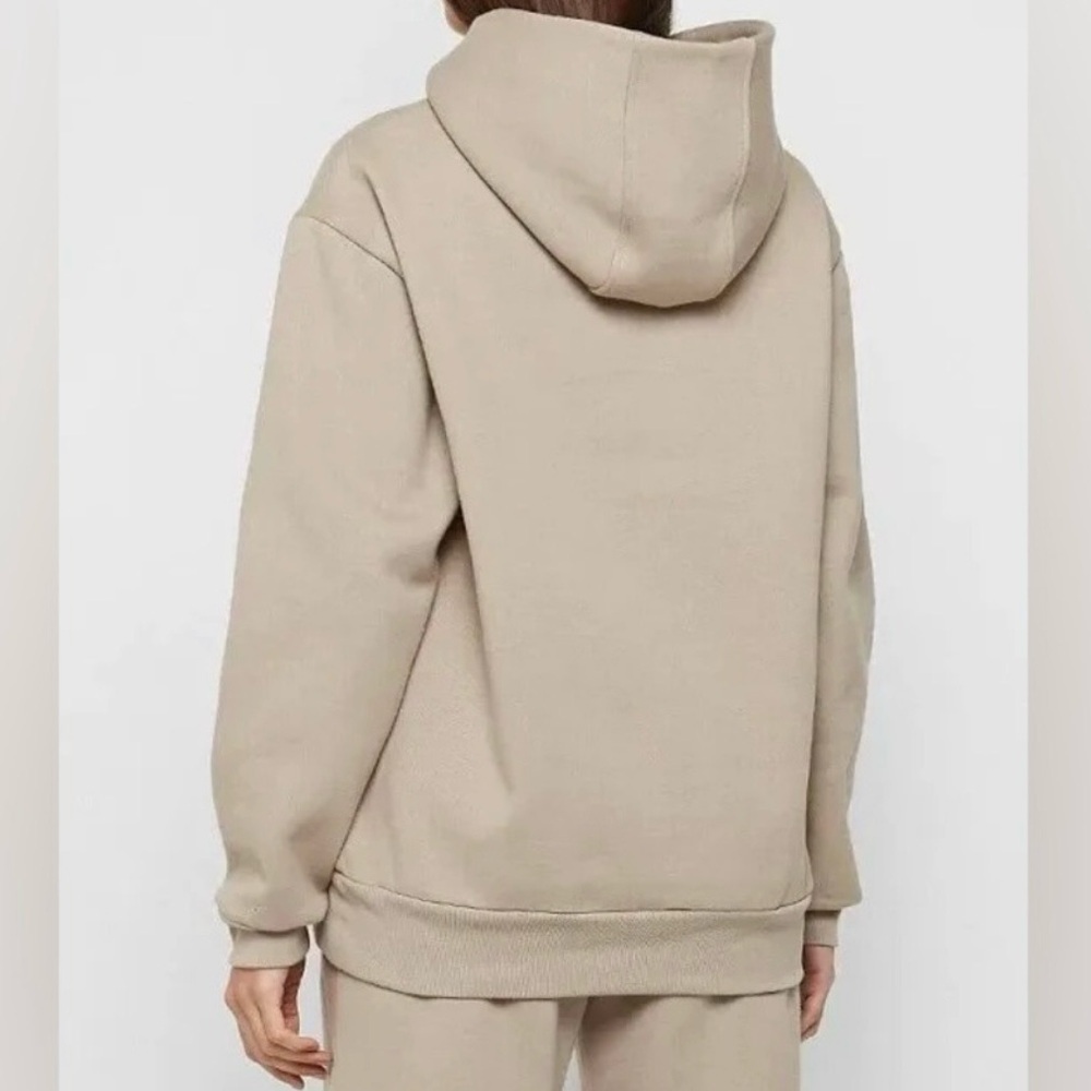 Maniere De Voir Heavyweight Hoodie and Sweatpants Set- Beige - Picture 2 of 15